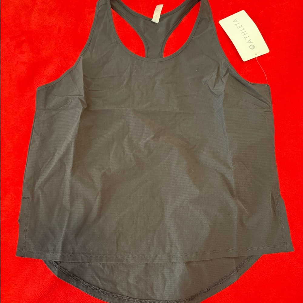 Athleta Black Racerback Tank